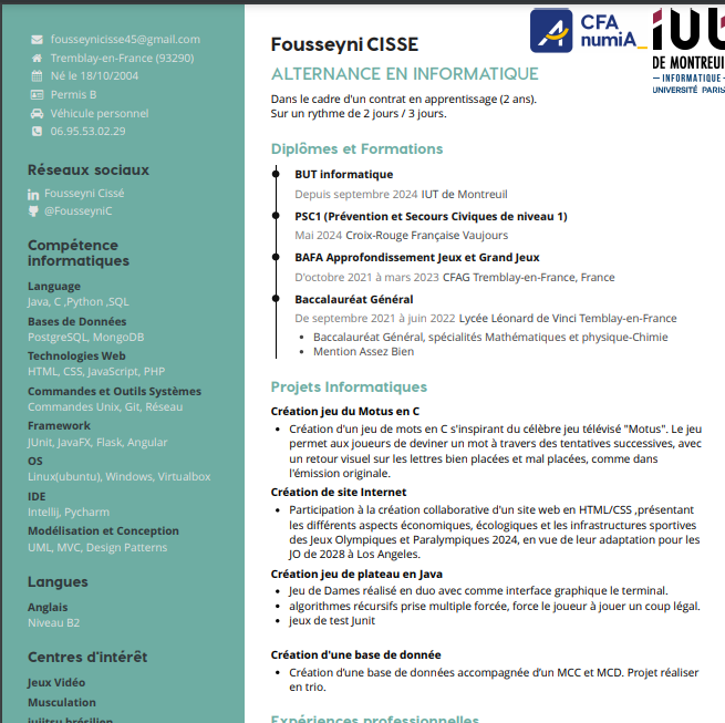 CV