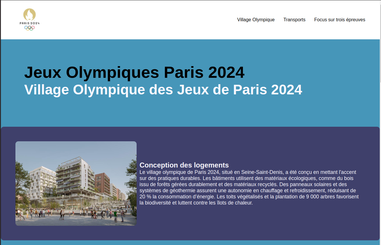 Projet JO